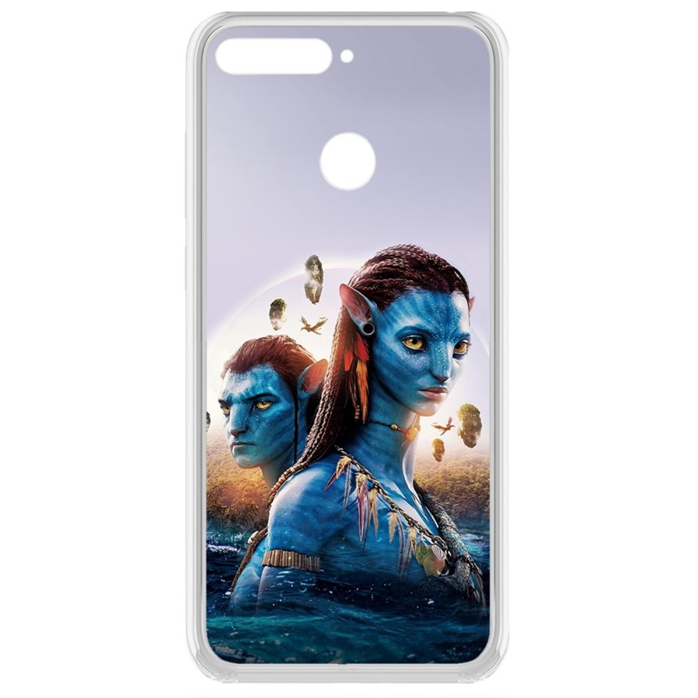 

Чехол-накладка кейс Аватар - Джейк и Нейтири для Honor 7C