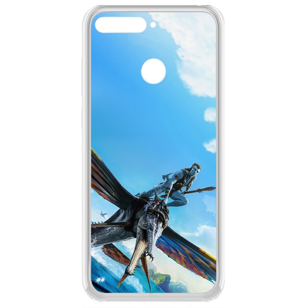 

Чехол-накладка кейс Аватар - Джейк на скимвинге для Honor 7C