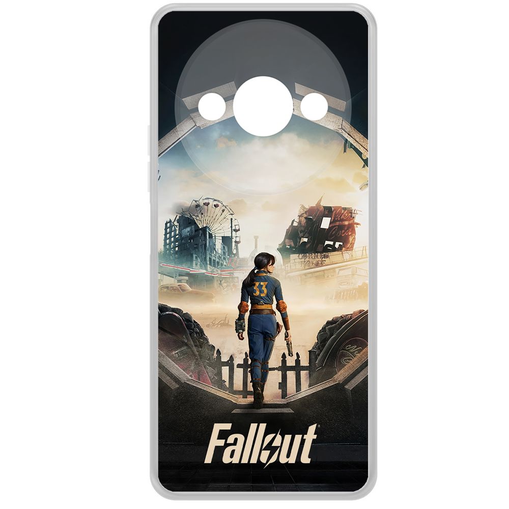 

Чехол-накладка Krutoff Clear Case Фоллаут (Fallout) - Убежище 33 для Xiaomi Redmi A3