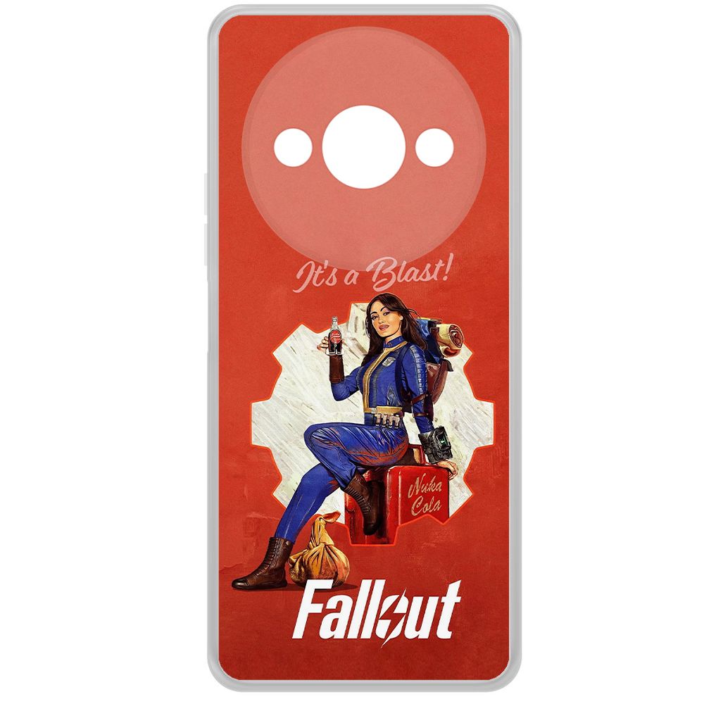 

Чехол-накладка Krutoff Clear Case Фоллаут (Fallout) - Это взрыв! для Xiaomi Redmi A3, Прозрачный