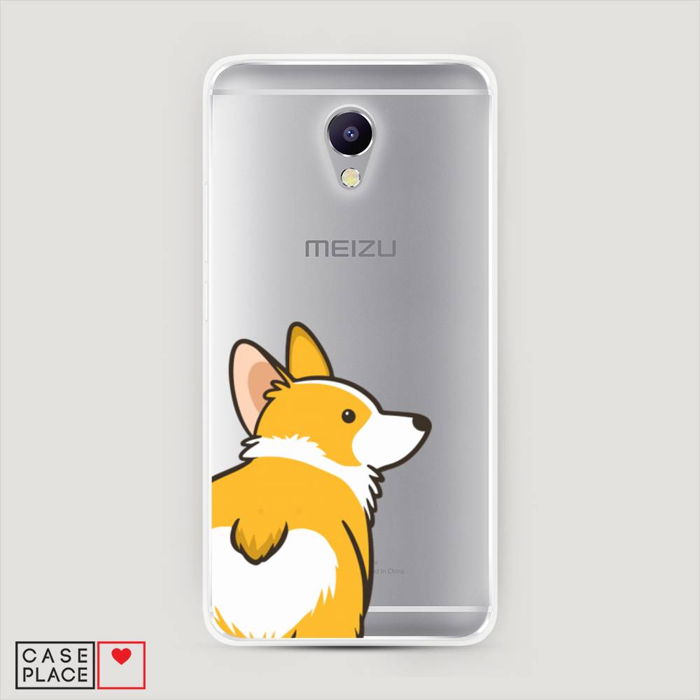 

Чехол Awog на Meizu M5 Note "Корги следуй за мной", Желтый;бежевый;белый, 71650-2