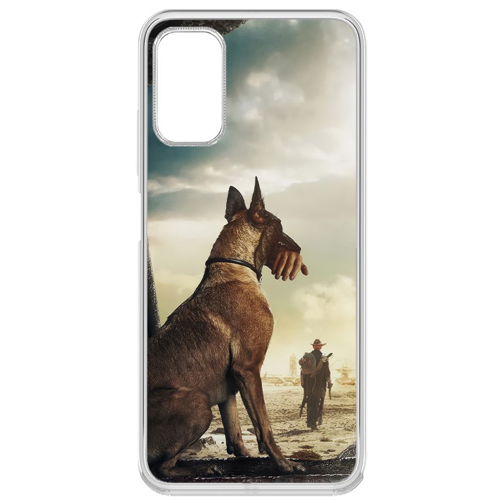 

Чехол-накладка Krutoff Clear Case Фоллаут (Fallout) - Псина для Xiaomi Redmi Note 10T, Прозрачный