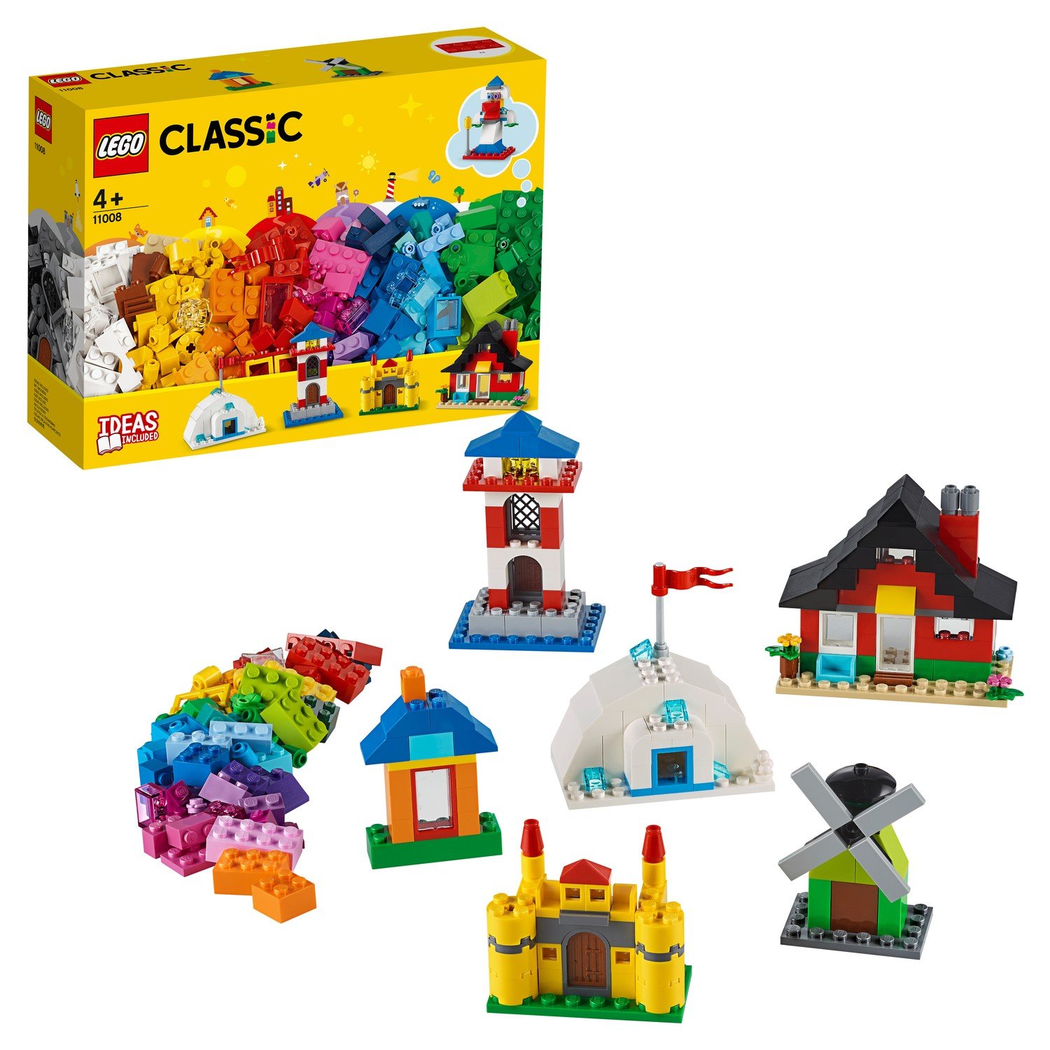 

Конструктор LEGO Classic Кубики и домики 11008