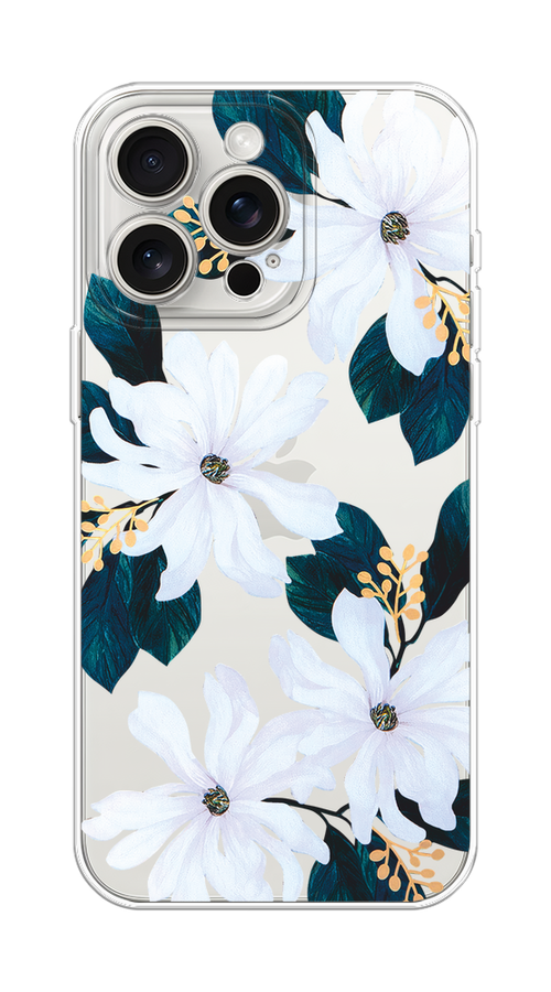 

Чехол Homey на Apple iPhone 15 Pro Max "Delilah Flower", Зеленый;белый, 15850-1