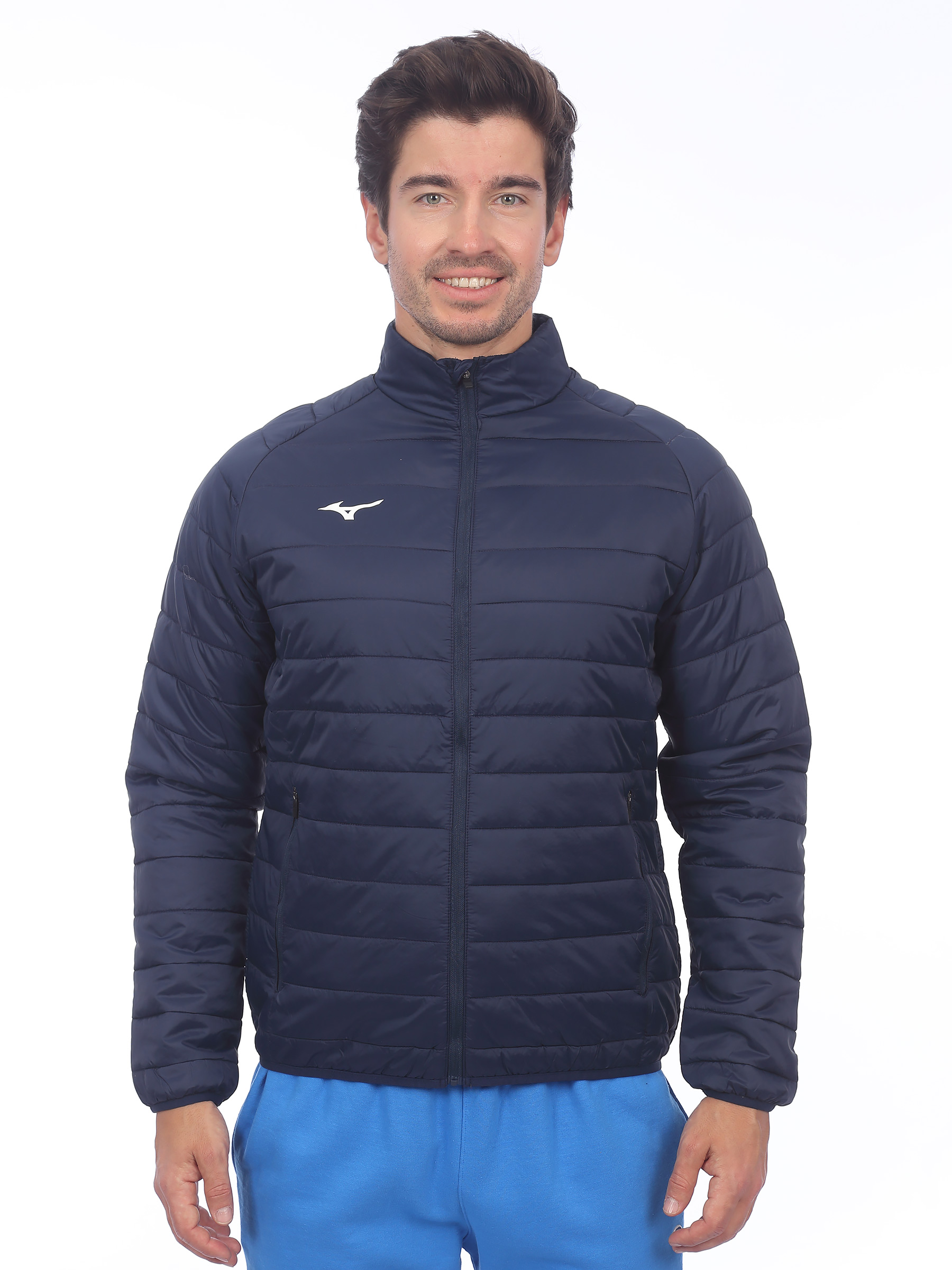

Куртка мужская Mizuno 32EE8505 синяя XL, Синий, 32EE8505
