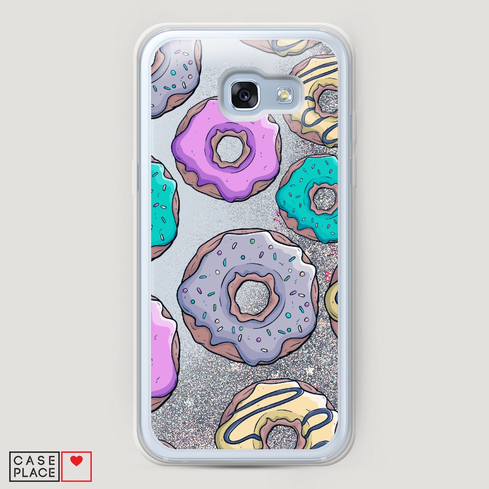 

Чехол Awog на Samsung Galaxy A5 2017 / Самсунг A5 2017 "Разноцветные пончики в глазури 2", Разноцветный, 20691-1
