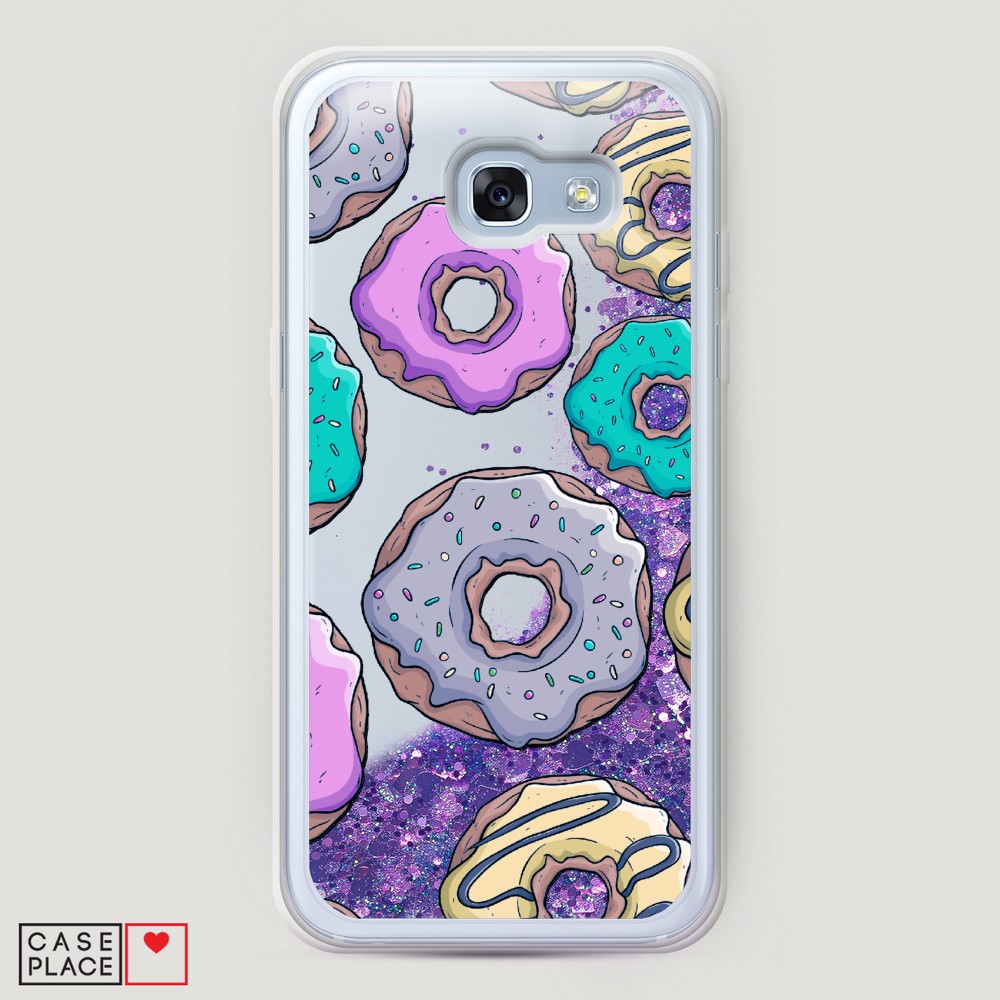 

Чехол Awog на Samsung Galaxy A5 2017 / Самсунг A5 2017 "Разноцветные пончики в глазури 2", Разноцветный, 20692-1