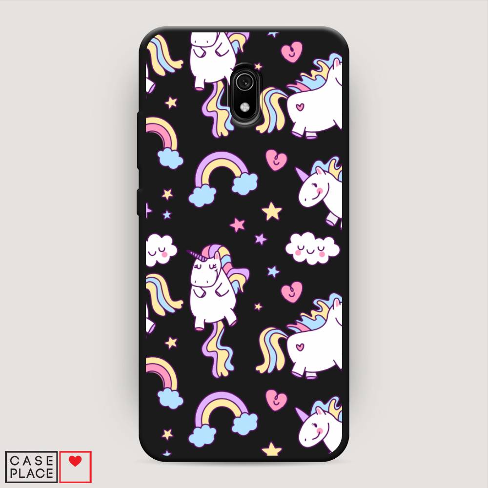 

Матовый силиконовый чехол "Sweet unicorns dreams" на Xiaomi Redmi 8A, Sweet unicorns dreams