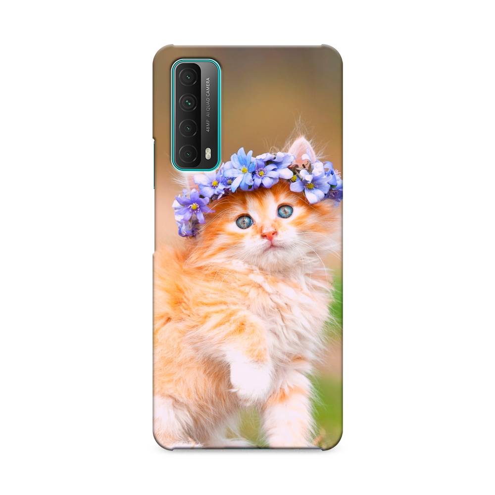 

Чехол Awog "Рыжий кот в венке" для Huawei P Smart 2021, 6104720-1