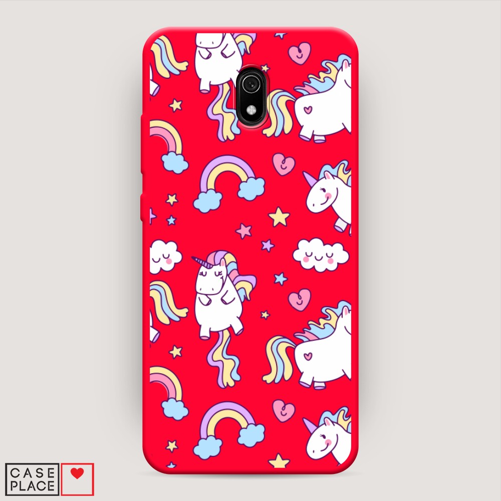 

Матовый силиконовый чехол "Sweet unicorns dreams" на Xiaomi Redmi 8A, Sweet unicorns dreams