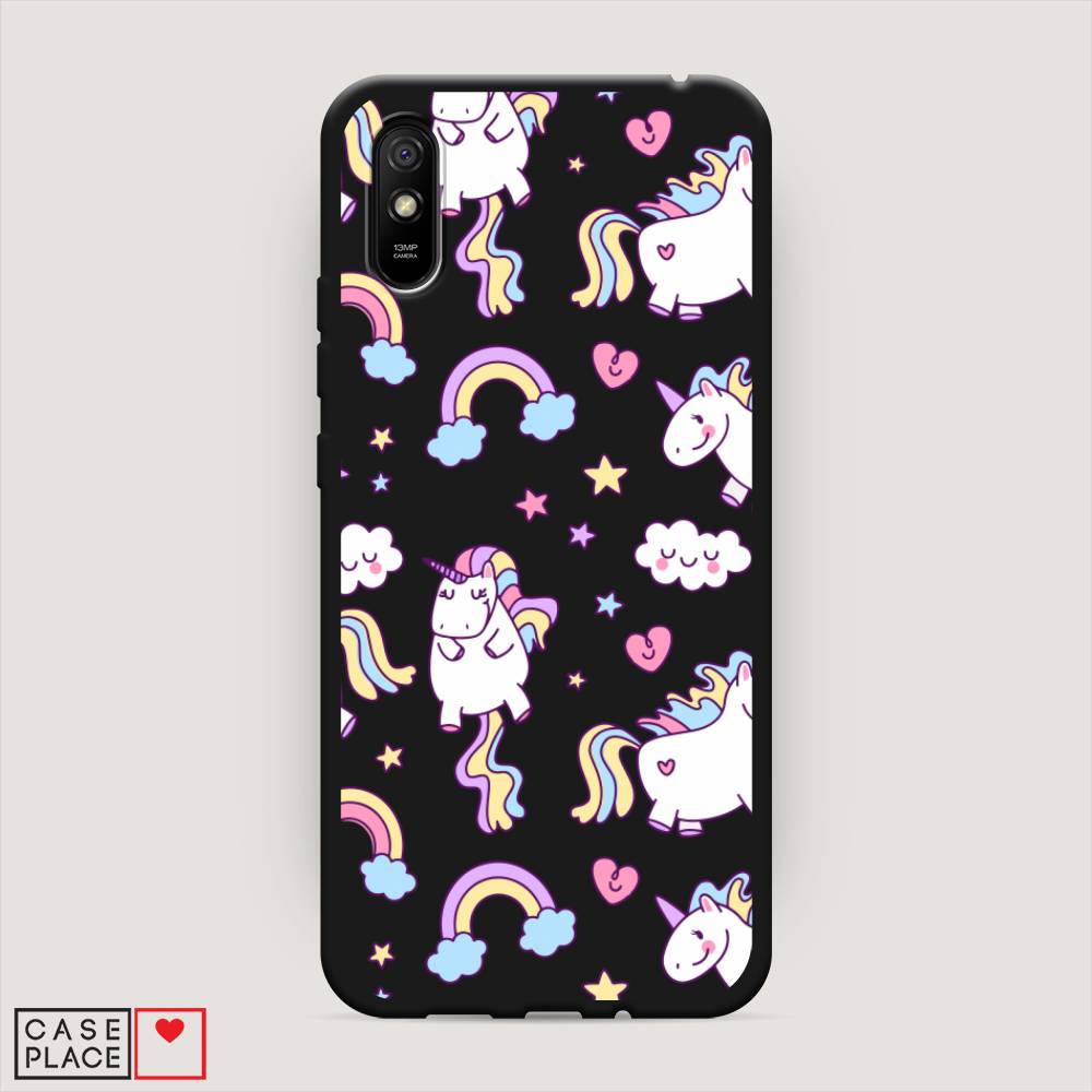 

Матовый силиконовый чехол "Sweet unicorns dreams" на Xiaomi Redmi 9A, Sweet unicorns dreams