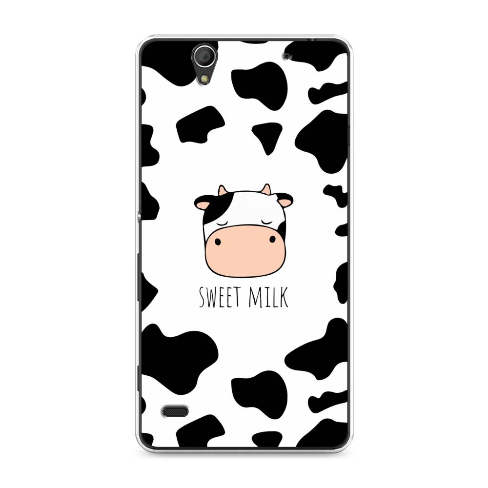 

Чехол на Sony Xperia C4 "Sweet milk", Розовый;белый;черный, 52650-1