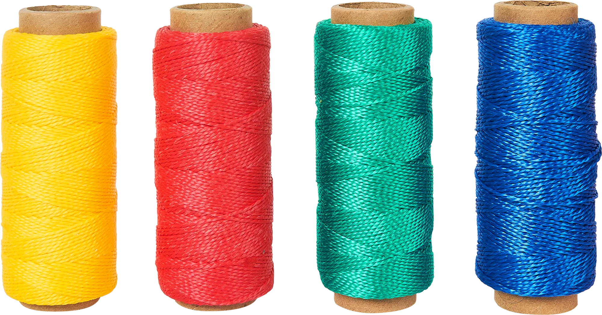 Нить-шпагат крученая полипропиленовая 1 мм цвет разноцветный, 100 м/уп. полипропиленовая крученая веревка truenergy