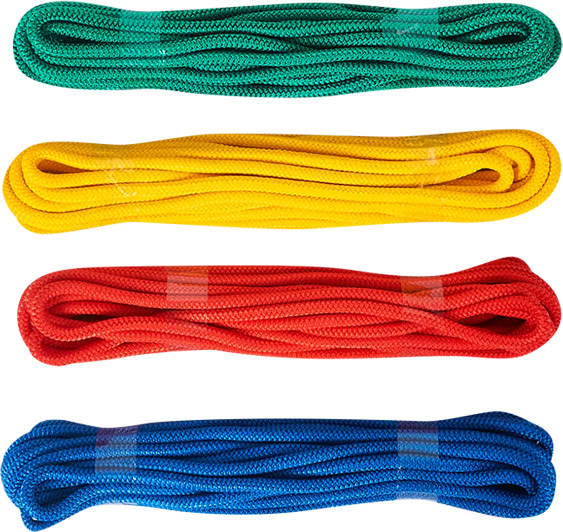 Веревка эластичная 8 мм цвет мультиколор, 10 м/уп.