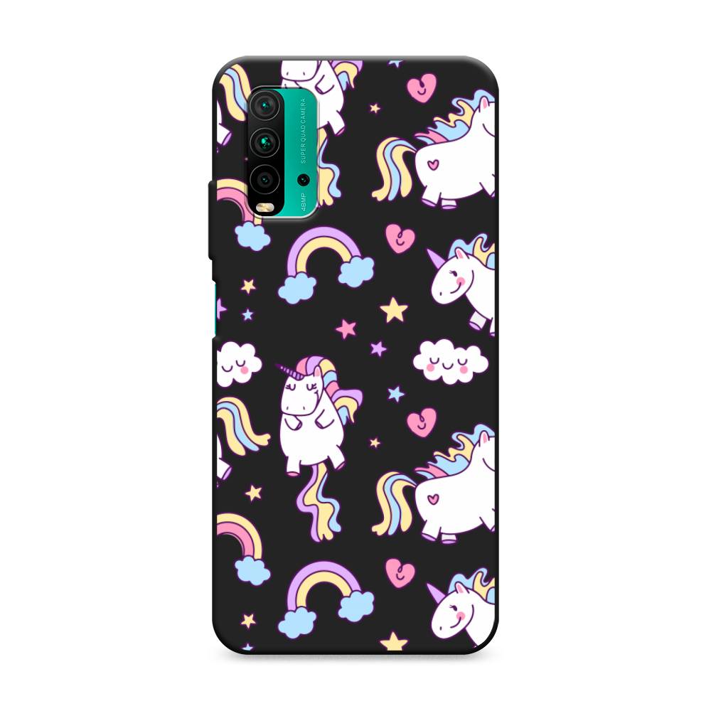 

Матовый силиконовый чехол "Sweet unicorns dreams" на Xiaomi Redmi 9T, Sweet unicorns dreams