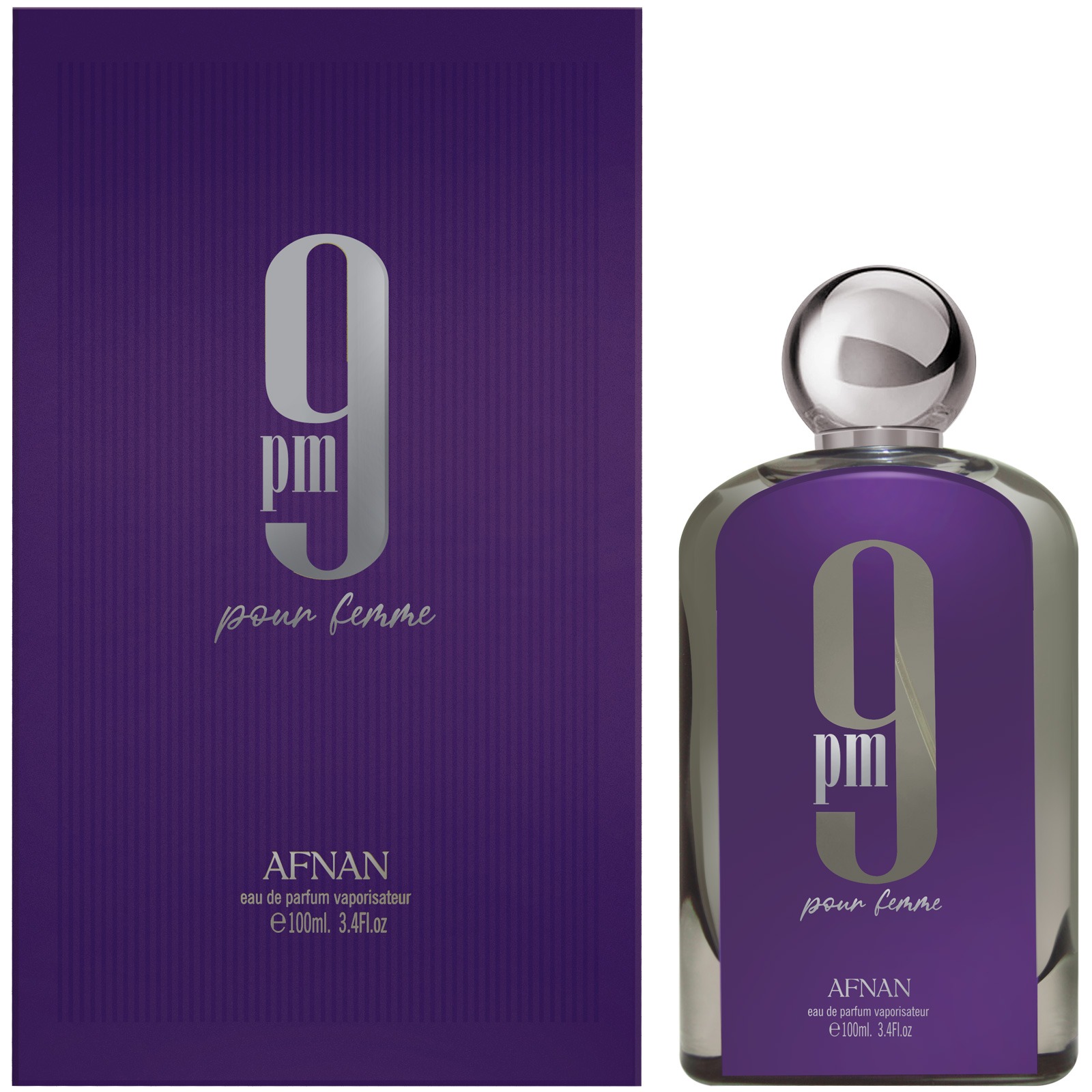Парфюмерная вода Afnan 9 PM Pour Femme Purple 100 мл