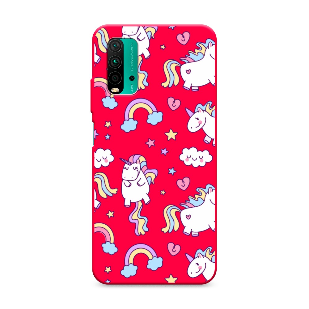 

Матовый силиконовый чехол "Sweet unicorns dreams" на Xiaomi Redmi 9T, Sweet unicorns dreams