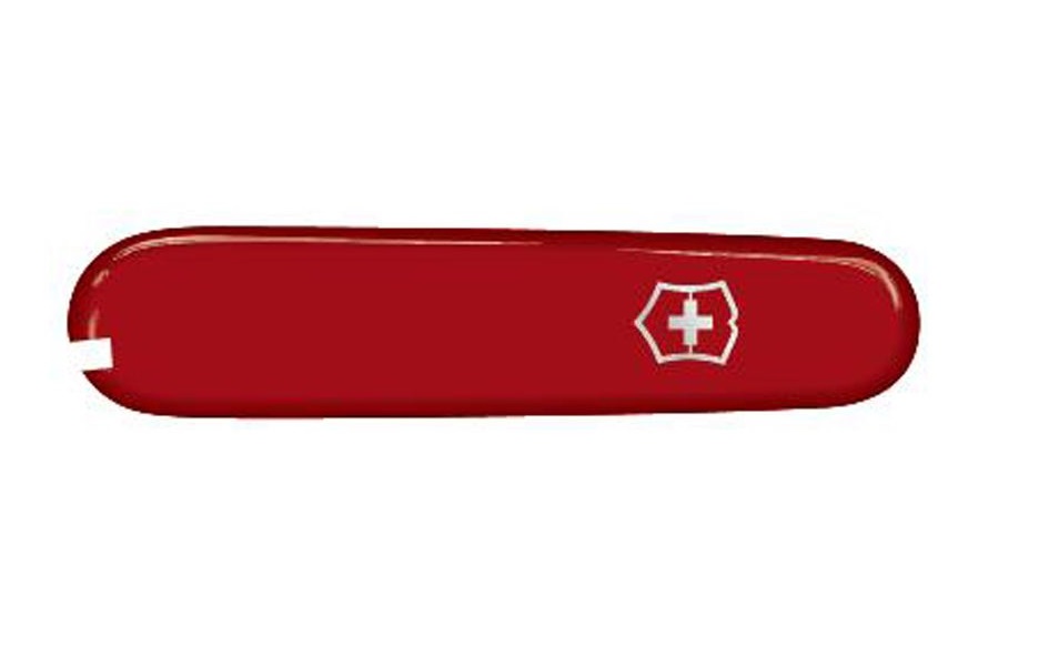 

Передняя накладка для ножа Victorinox, 91 мм, пластиковая, красная с крестом