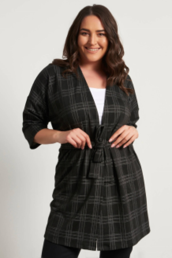 

Кардиган женский My Line Moda 1226 черный 48 (доставка из-за рубежа), 1226
