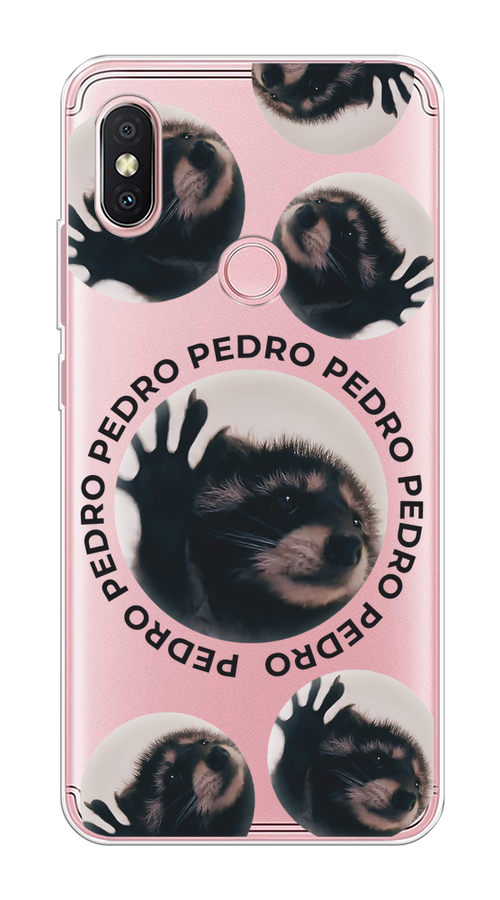 

Чехол на Xiaomi Redmi S2 (Redmi Y2) "Pedro енот", Черный;бежевый;прозрачный, 33650-1