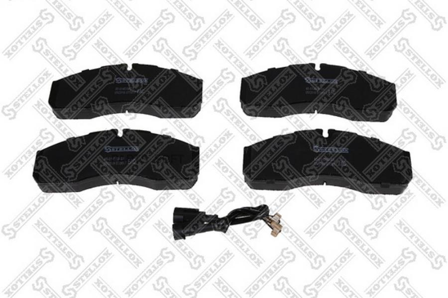 

Колодки дисковые п. с антискр. пл. Iveco Daily ll 01-06, MB Sprinter/Vario 85-01451B-SX