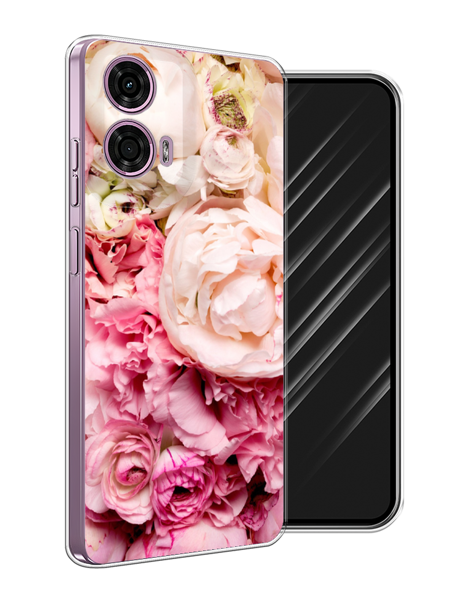 

Чехол Awog на Motorola Moto G24 "Пионы яркие", Розовый, 243850-1
