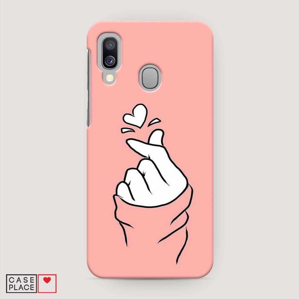 

Пластиковый чехол "Любовь-щелк" на Samsung Galaxy A40