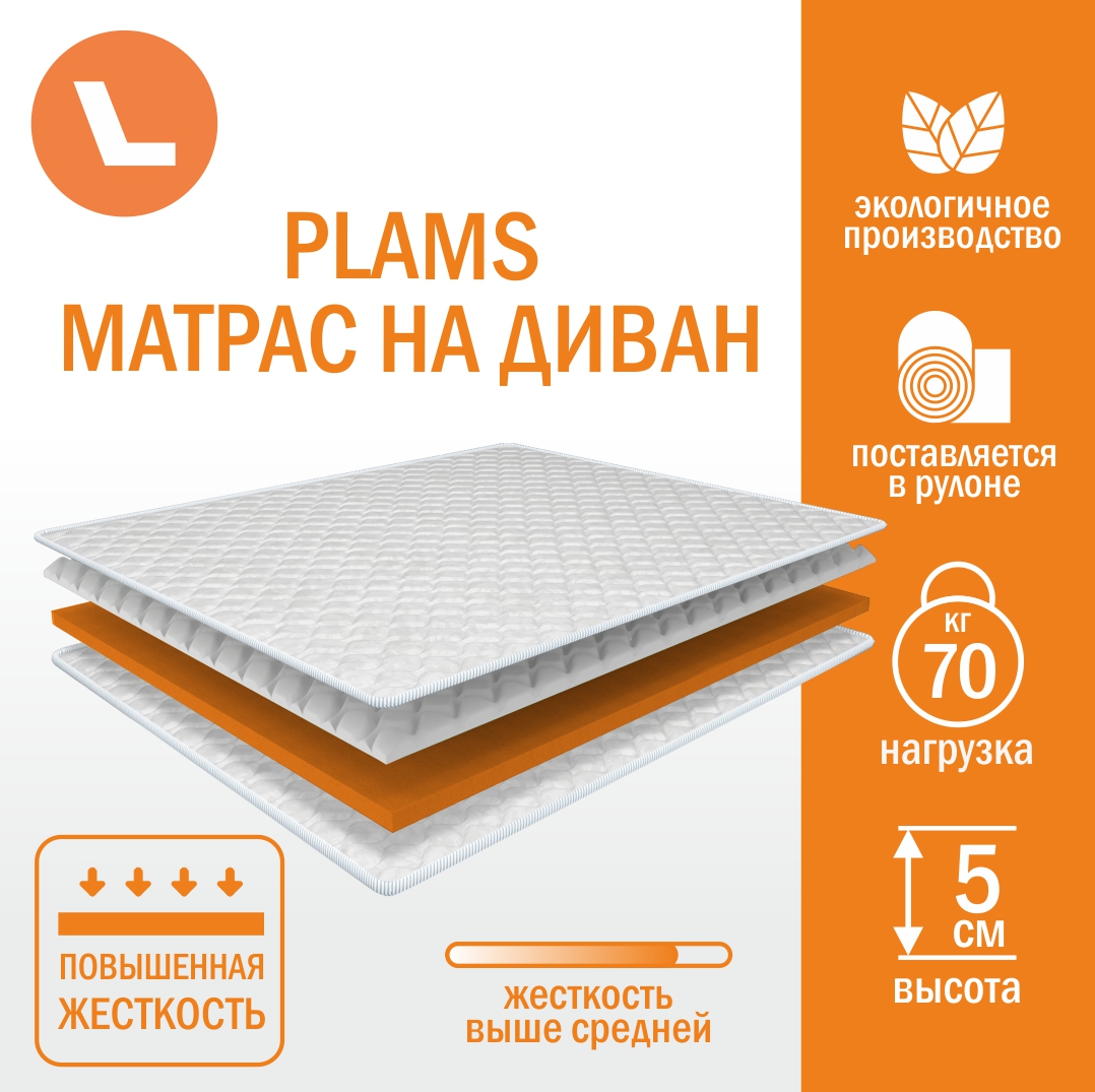 Матрас на диван Plams 90х200 3720₽