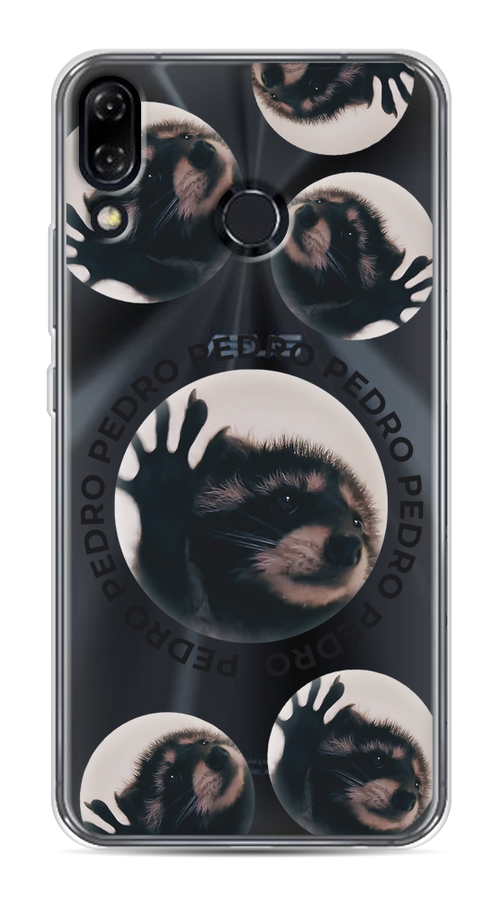 

Чехол на Asus Zenfone 5 ZE620KL "Pedro енот", Черный;бежевый;прозрачный, 43350-1