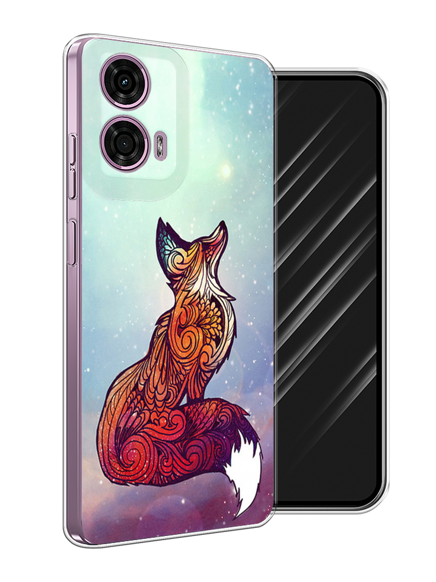

Чехол Awog на Motorola Moto G24 "Лиса 1", Голубой;фиолетовый, 243850-1