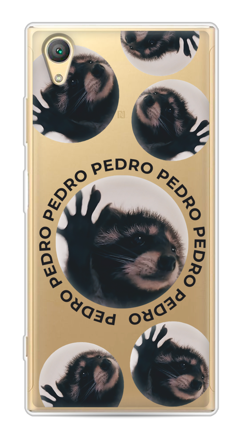 

Чехол на Sony Xperia XA1 plus "Pedro енот", Черный;бежевый;прозрачный, 53050-1