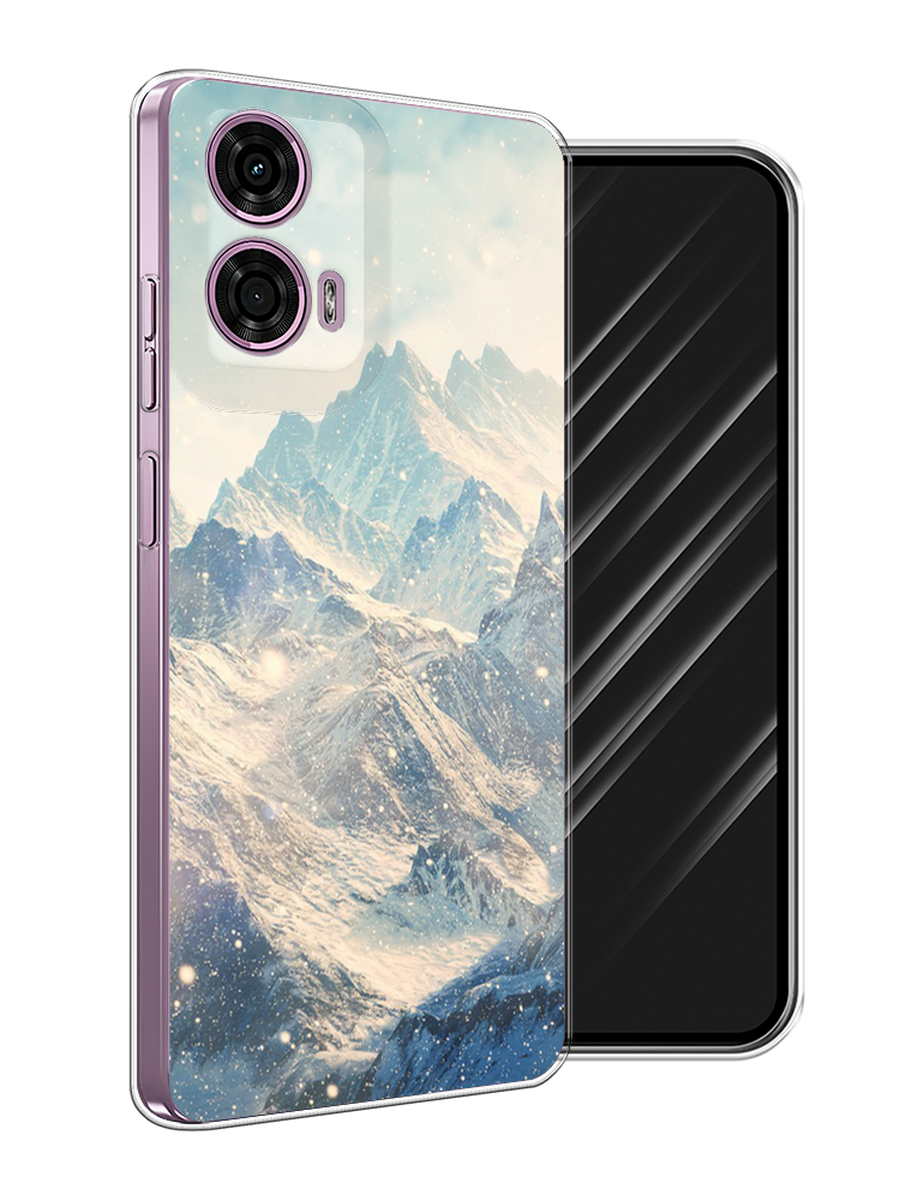 

Чехол Awog на Motorola Moto G24 "Горы 4", Бирюзовый, 243850-1
