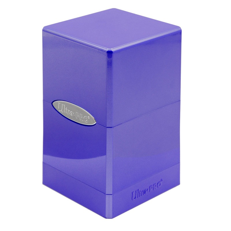 Коробочка Ultra Pro Satin Tower Hi-Gloss Amethyst Purple для карт MTG, Pokemon коробочка ultra pro satin tower metallic silver для карт mtg pokemon