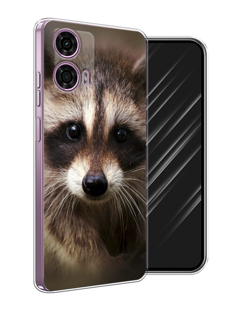 

Чехол Awog на Motorola Moto G24 "Енот", Коричневый, 243850-1