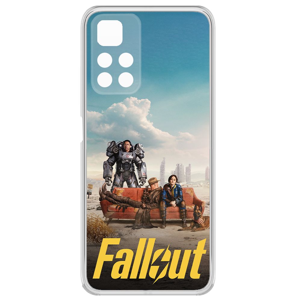 

Чехол-накладка Krutoff Clear Case Фоллаут (Fallout) - Постер для Xiaomi Redmi Note 11