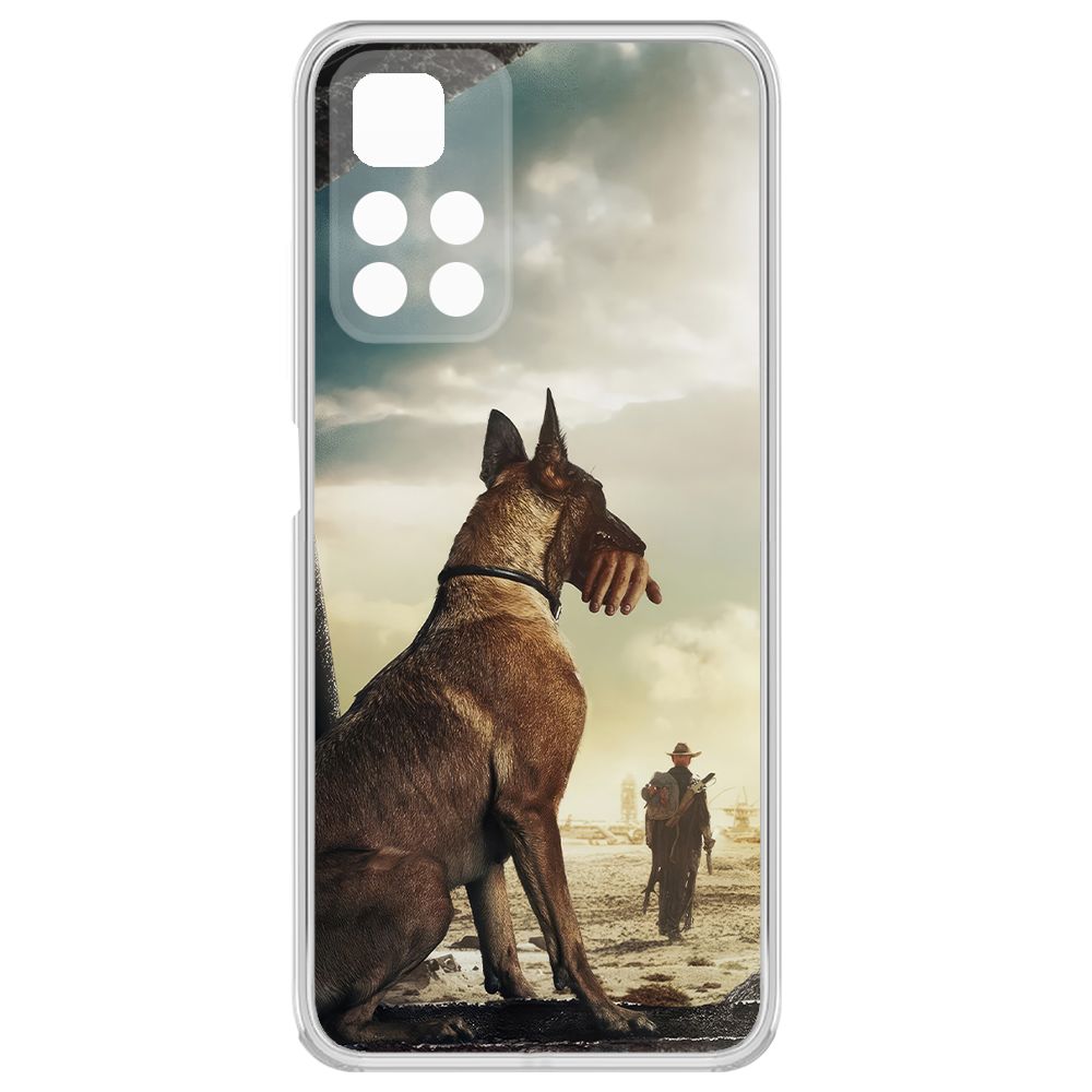 

Чехол-накладка Krutoff Clear Case Фоллаут (Fallout) - Псина для Xiaomi Redmi Note 11