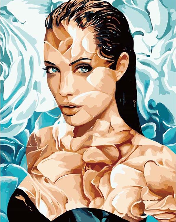 

Картина по номерам Цветной Анджелина Джоли, 40x50 см, Анджелина Джоли