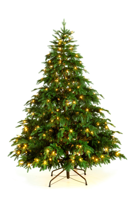 Ель искусственная Crystal Trees Версальские огни с освещением KP22230L 230 см зеленая