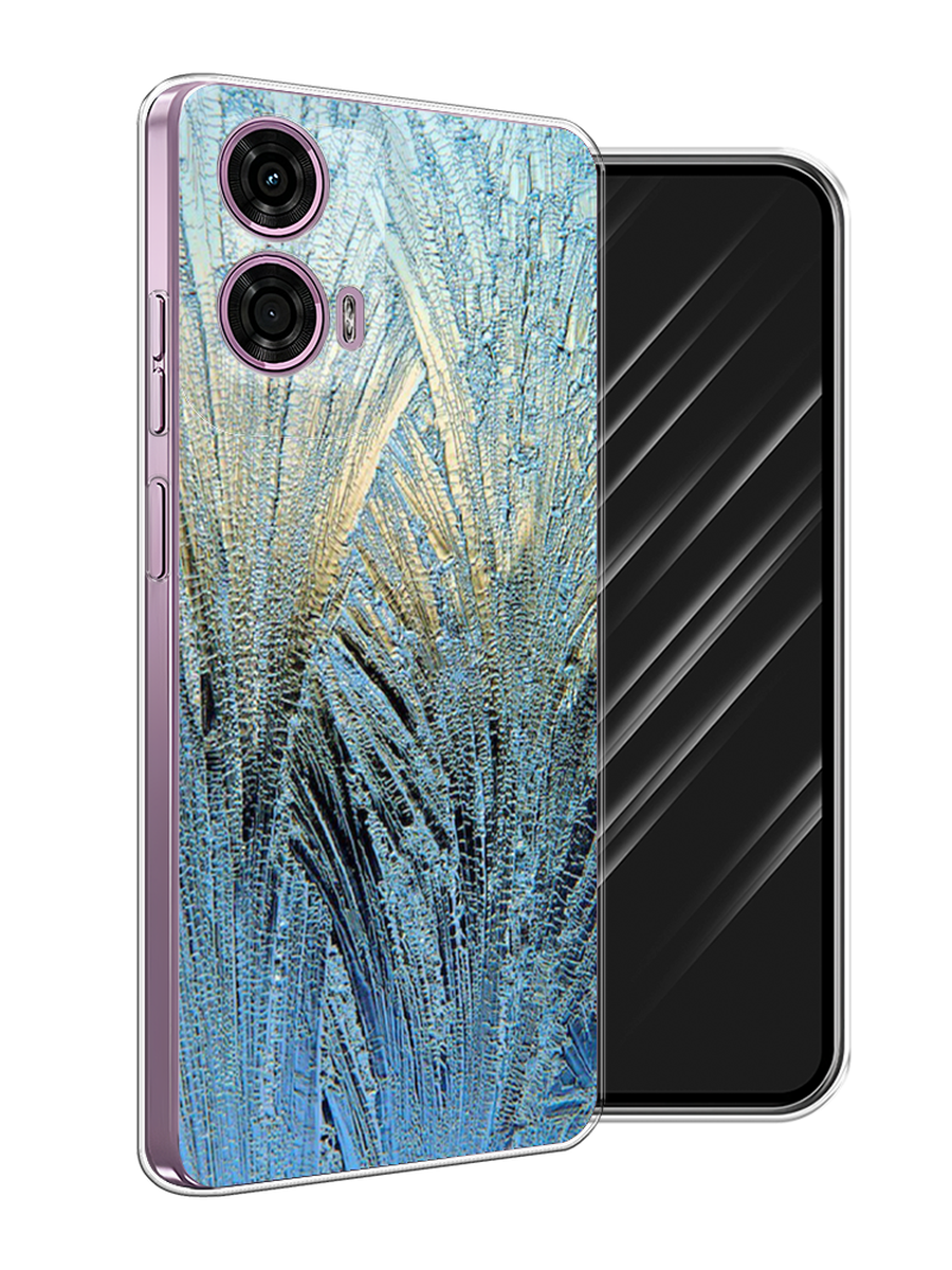 

Чехол Awog на Motorola Moto G24 "Лёд", Голубой, 243850-1