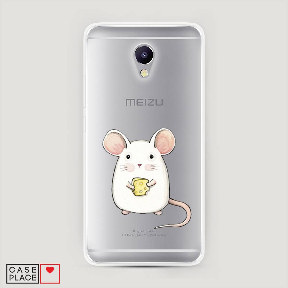 

Чехол Awog на Meizu M5 Note "Мышка", Белый;розовый;прозрачный, 71650-1