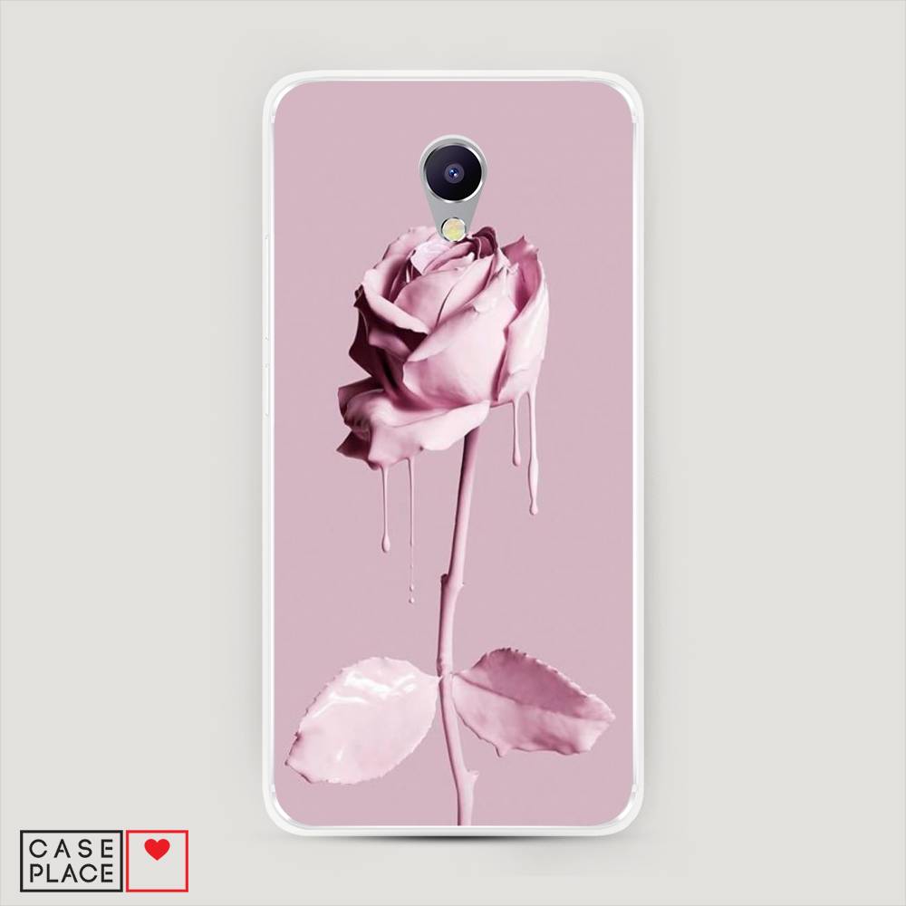 

Чехол Awog на Meizu M5 Note "Роза в краске", Белый;розовый, 71650-8