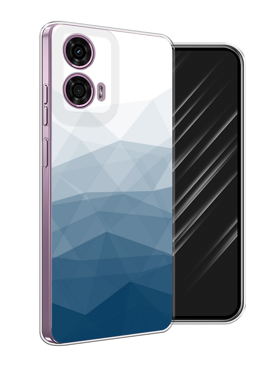 

Чехол Awog на Motorola Moto G24 "Абстракция небо", Синий;голубой;белый, 243850-1