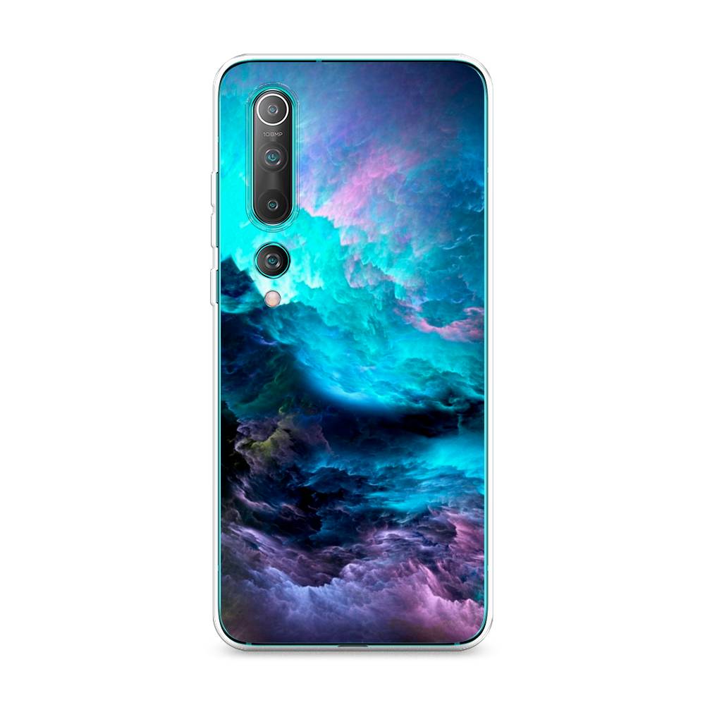 

Чехол Awog на Xiaomi Mi 10 "Бирюзовое небо", Разноцветный, 37550-4