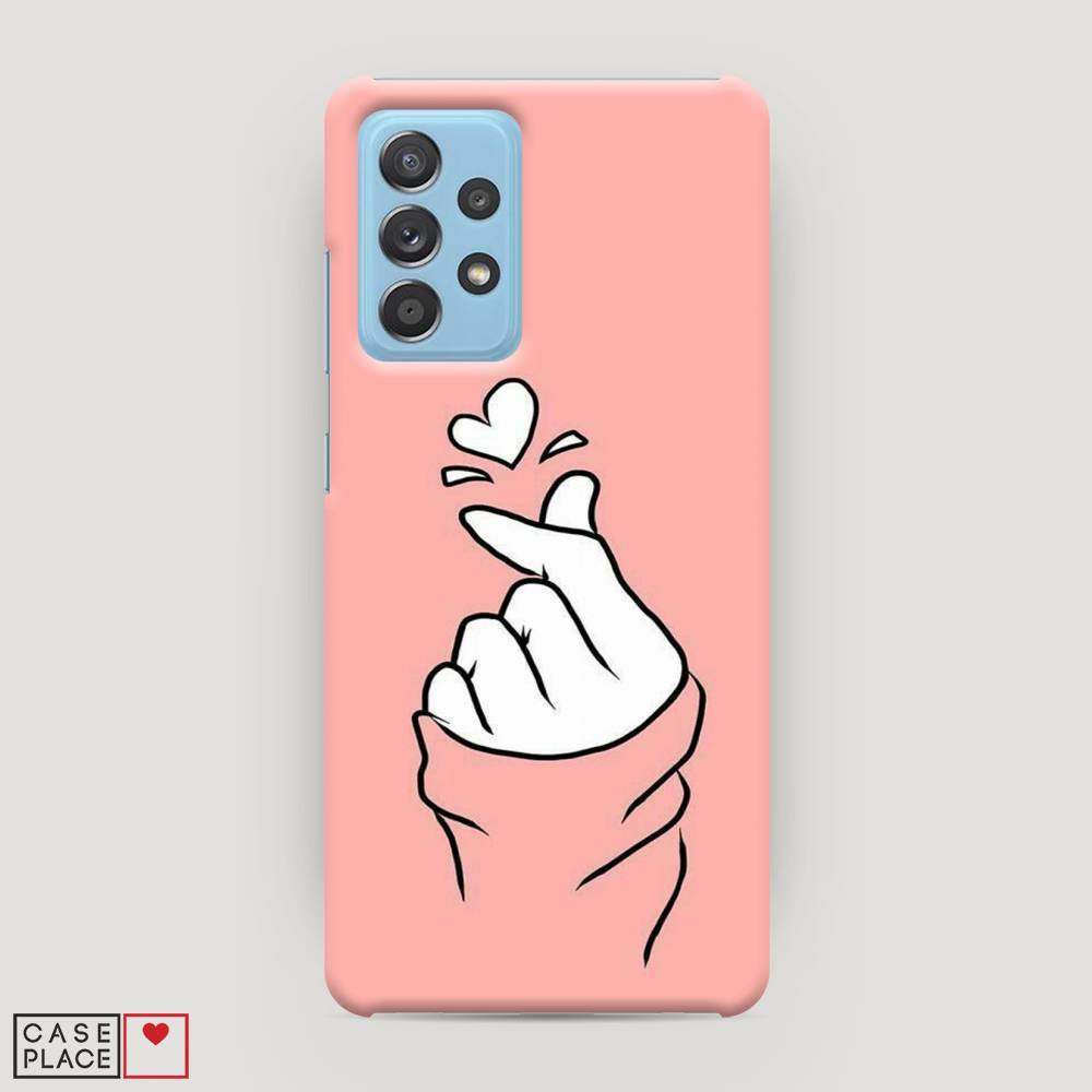 фото Пластиковый чехол "любовь-щелк" на samsung galaxy a52s awog