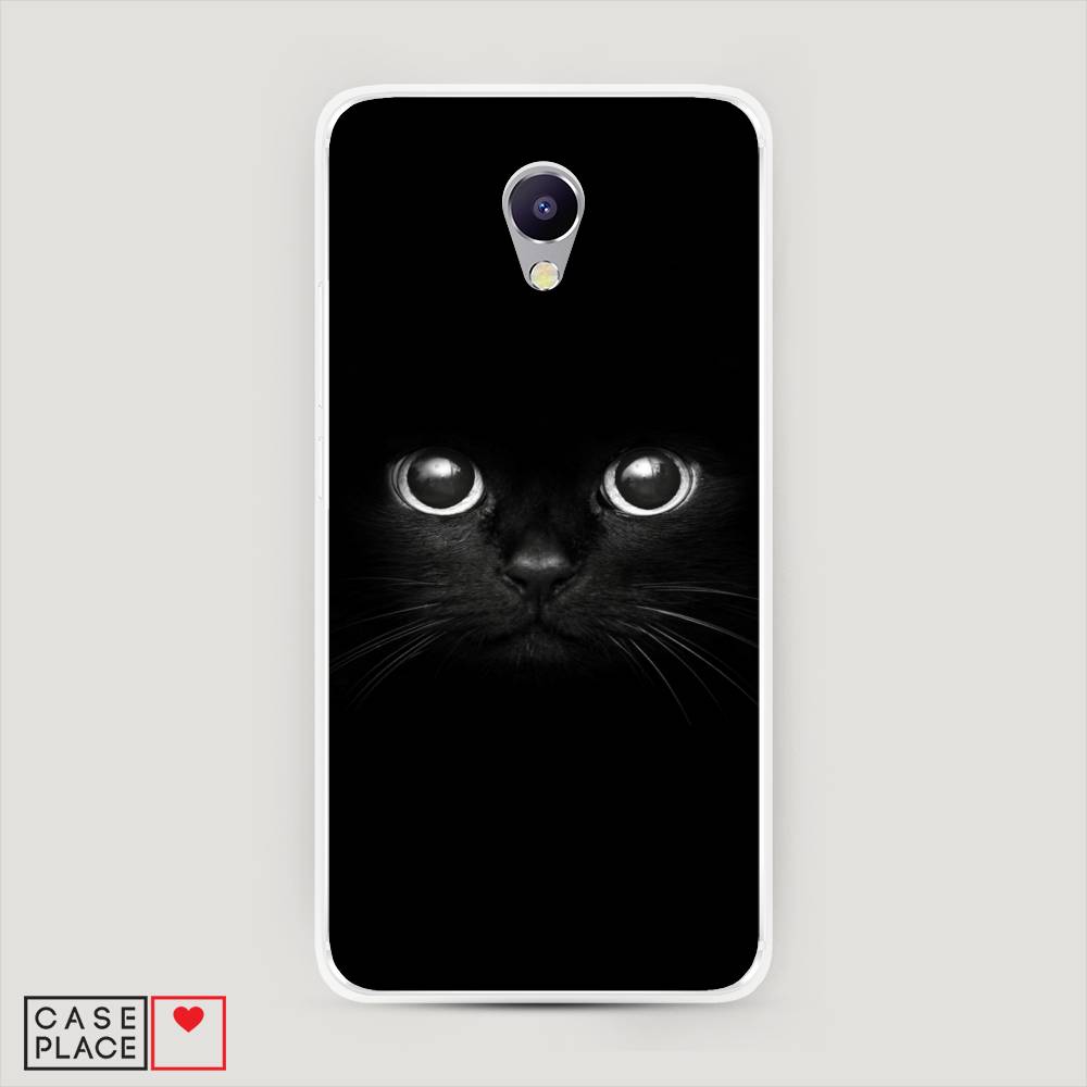 

Чехол Awog на Meizu M5 Note "Взгляд черной кошки", Черный, 71650-1