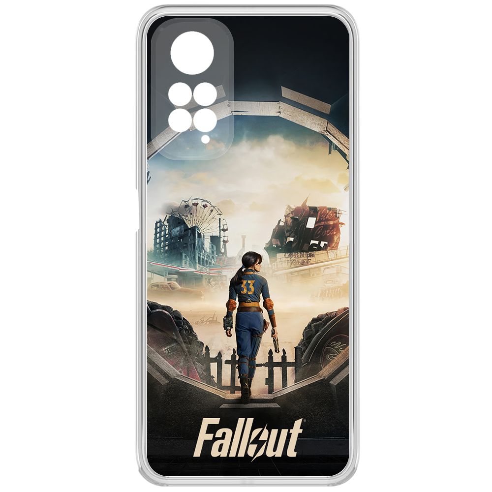 

Чехол-накладка Krutoff Clear Case Фоллаут (Fallout) - Убежище 33 для Xiaomi Redmi Note 11S, Прозрачный