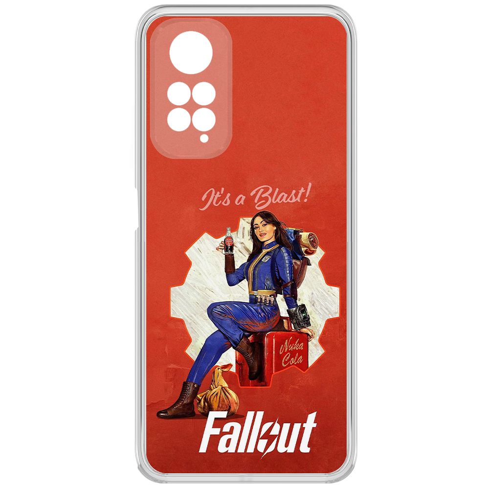 

Чехол-накладка Krutoff Clear Case Фоллаут (Fallout) - Это взрыв! для Xiaomi Redmi Note 11S, Прозрачный