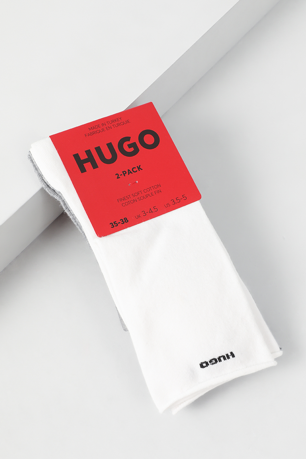 

Комплект носков женских HUGO 50491674 белых, Белый, 50491674