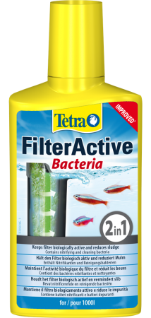 

Бактерии для аквариума Tetra FilterActive 100мл, FilterActive