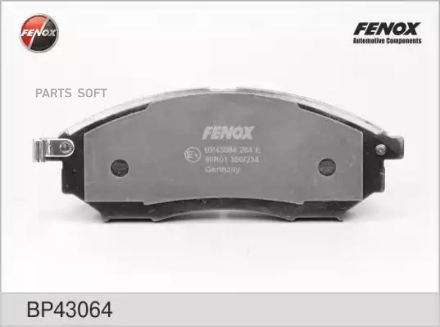 

Колодки Тормозные Nissan Murano/Pathfinder/Qashqai/Renault Koleos Передние FENOX BP43064